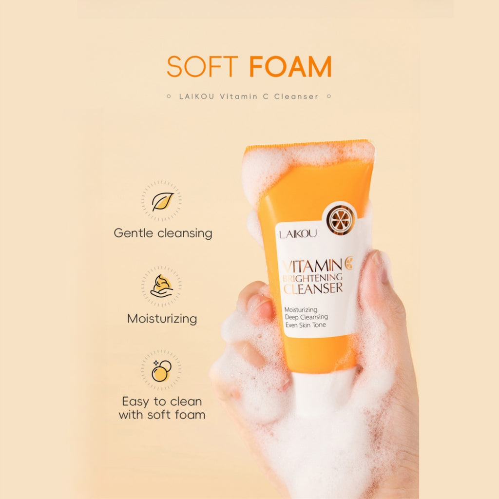 LAIKOU Vitamin C Facial Cleanser - VelisseCosmetics