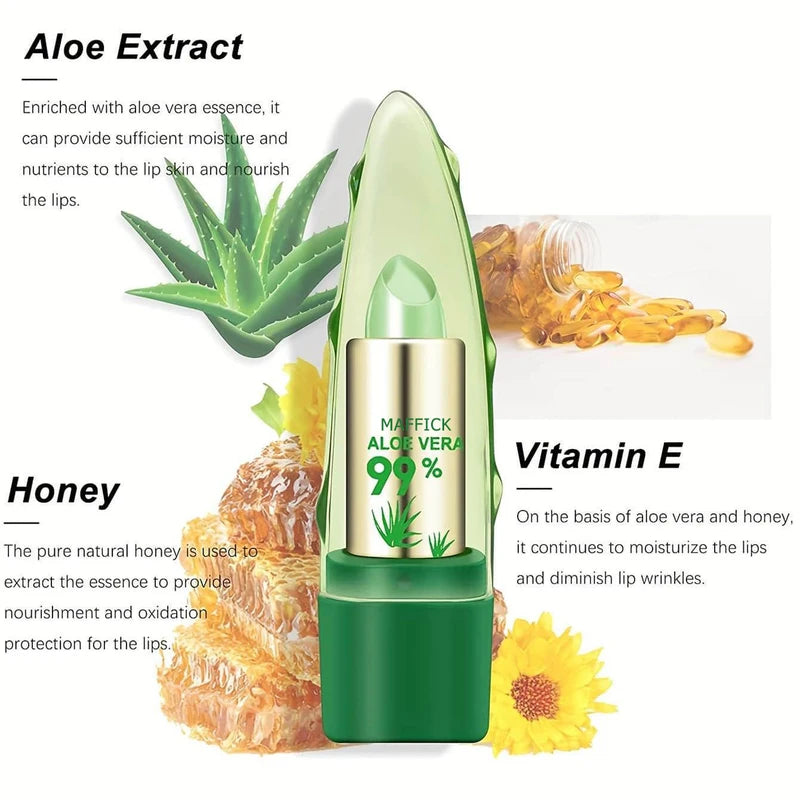 Moisturizing Aloe Vera Lip Balm - VelisseCosmetics