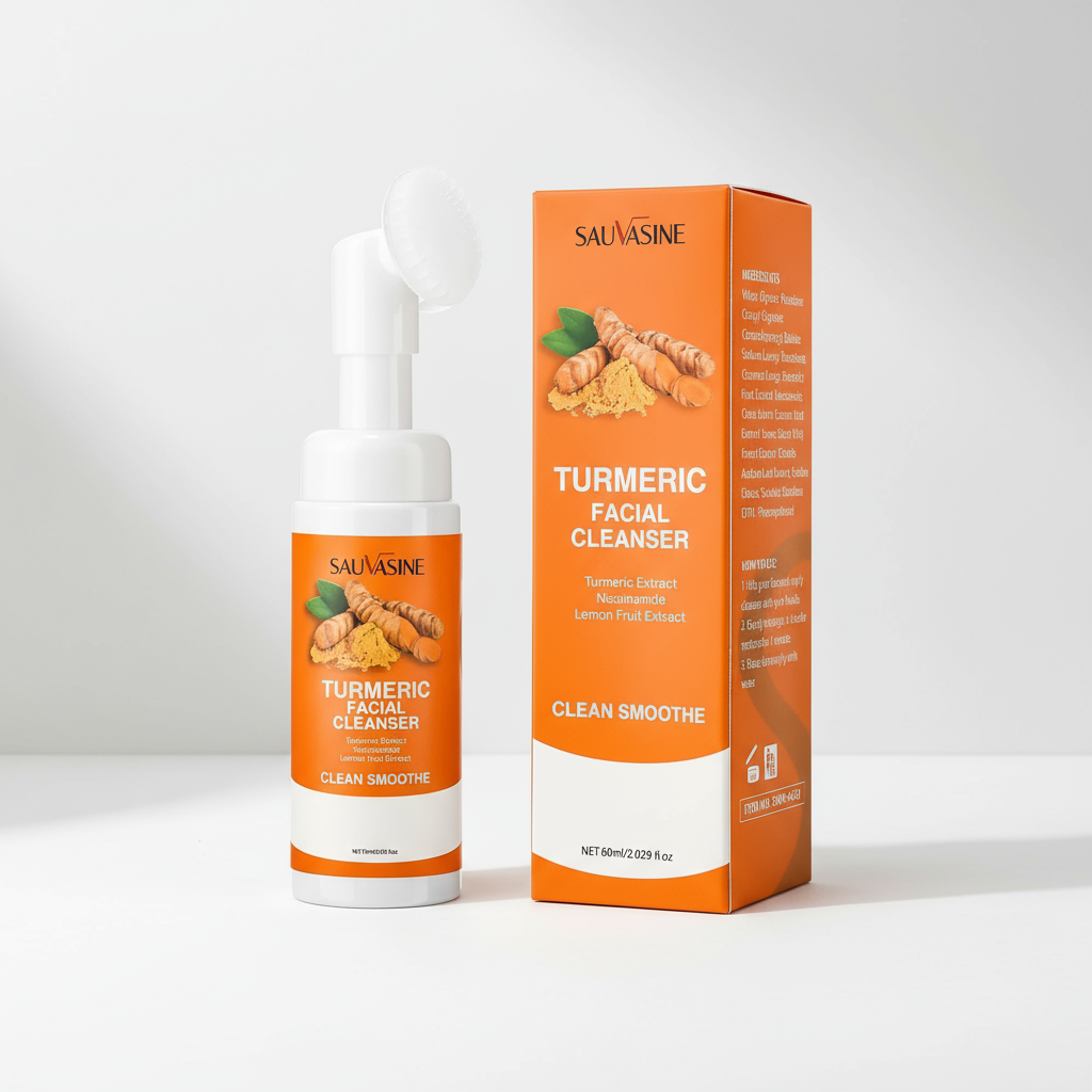 Sauvasine Turmeric Cleanser & Moisturizer Lemon Fruit Extract - VelisseCosmetics
